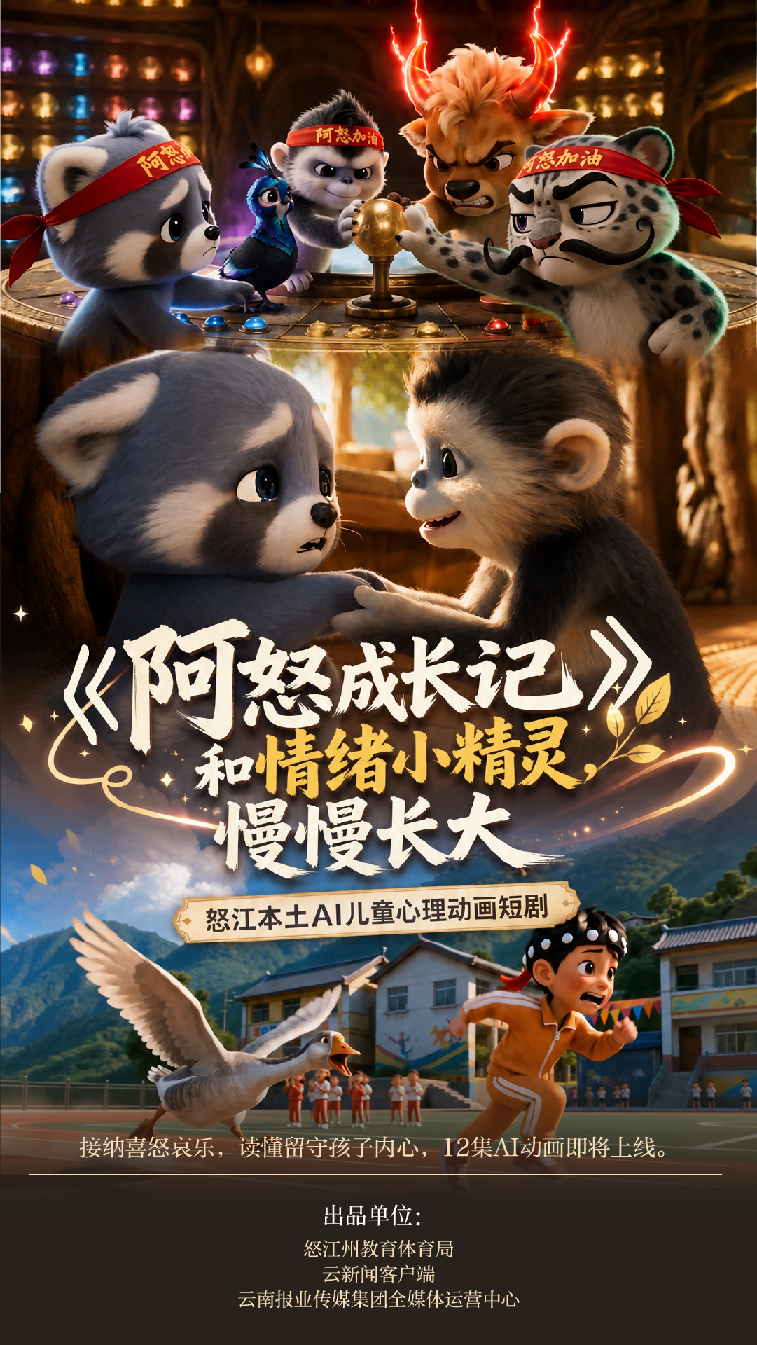 峡谷少年待登场！怒江两部本土心理成长作品即将上线