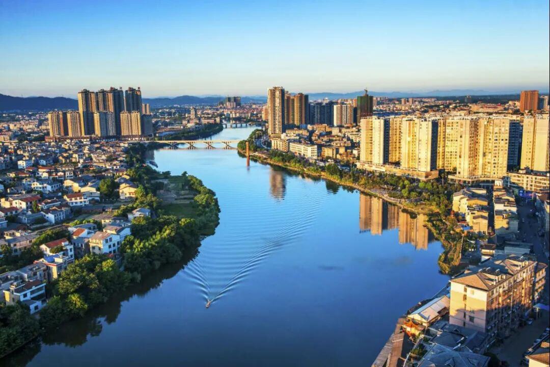 沩水。图源:湖南省宁乡市水利局 沩水。图源:湖南省宁乡市水利局